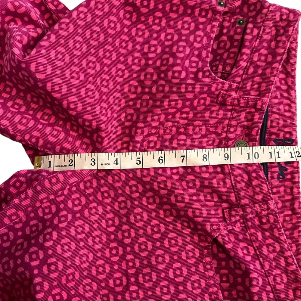 Boden Skinny Corduroy Floral Pink Pants Jeans 4P - Picture 5 of 12